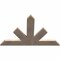 Ekena Millwork Saratoga Smooth Timber Gable Bracket, Douglas Fir, 48"W x 32"H x 1 1/2"D x 5 1/2"F, 16/12 Pitch GBW048X32X0206SAR00SDF - alternate 2